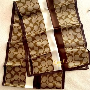 Original Coach Silk Scarf